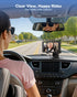 TOZING 5" 1080P 360 3X Baby Car Camera Monitor | IPS Suction Cup Screen - Rotation IR Night Vision Zoom - USB Powered