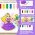SOCOLER 1-3, 4-8(Princess Paint with Water Coloring Books for Toddlers,Mess Free Watercolor Painting Papers for Kids