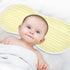 decor gift 4 Pack 22x11in Cotton Large Burp Cloths for Baby Breathable Light Yellow Stripe Baby Rags for Unisex