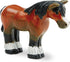 Melissa & Doug Created by Me! Craft Kit - Horse Figurines (2 Resin Horses, 6 Paints, Paintbrush)