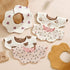 Soft Muslin Bibs for Newborns - Ideal for Teething & Drooling (Baby Girl/Boy)