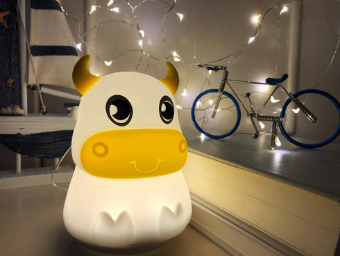 Dimanito Cute Kids Night Light Night Lamp Night Lights for Kids Bedroom Toddler Baby Portable Silicone Battery Led