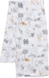 2-Pack Lambs & Ivy Jungle Adventure Cotton Muslin Newborn Baby Swaddle Blankets