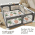 71"x59" Tummy Bunnikins & Clover Baby Mats for Floor, Thicken Soft Play Mat, Foldable and Non Slip One-Piece Crawling