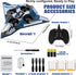 ZzzMgzzZ 360 3+ Foam Remote Control Airplanes for Kids & Adults | RC Fighter Jet with Light, Flip Fighter Jet Toys
