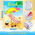 24 Summer 24 Summer BenLouis Mini Coloring Books Kids with Stacking Crayons Beach Pool Party Favors Activity Books Bulk
