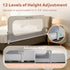 Lavilefora 59in Bed Rail for Toddlers, Folding Toddler Bed Rail Guard with Reinforced Anchor System & Sturdy Metal