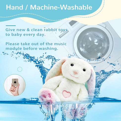 DEARBABY Baby Sleep Soother, Sound Machine,Noise Machine,Baby Shower Gifts Auto Off Timer,Soothe Rabbit Help Kids Go