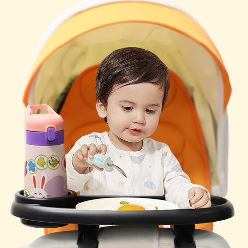 3-in-1 Universal Stroller Snack Tray with Cup Holder and Phone Holder, Perfect for Shopping and Stroller Accessories