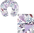 Purple Baby Blankets, Minky Toddler Blanket for Boys Girls, Wisteria Floral Nursing