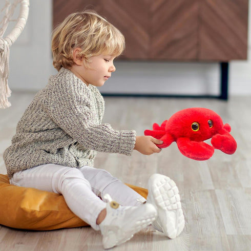 10 Inches Crab Stuffed Animal Cute Crab Plush Toy Super Soft Ocean Stuffed Animals Small Sea Creature Animal Plushies