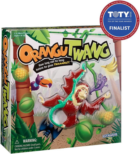 Kids Game Orangutwang - How Long Can He Hang Before He Goes Twaaang?!