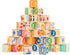 1-3, Set 30 1.65" Joqutoys Wooden Building Blocks for Toddlers Large Wood Baby Stacking Blocks for Kids, PCS Alphabet