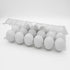 18 Pcs Easter Egg, White Wooden Eggs, Life Size Plain Decorating Eggs for Kids Easter DIY Paint Your Own Egg Decor