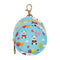 Pandas Round Pacifier Storage Case with Zipper, Portable Pacifier Case for Travel,