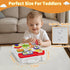 1-3 2-4Musical 12-18 1 HYES Montessori Busy Board for Toddlers Toy for Month Age, Early Educational Learning Birthday