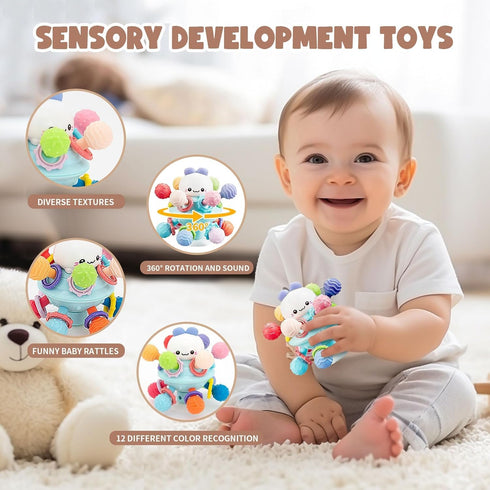 6 18 8 1 Set, LUCKFUTURE Baby Toys to Months, in Montessori Toy Educational Learning Toy for Toddlers Babies Sensory