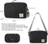 MOMIGO Stylish Baby Stroller Diaper Bag - Versatile Tote for Diapers, Wipes & Toys (Black Floral)
