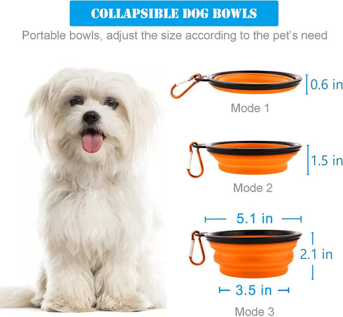 Dog Pool Floats Set with Collapsible Dog Bowl, Non-Toxic Floating Water Toys for Small Dogs, Puppies, Yellow Duck