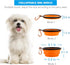 Dog Pool Floats Set with Collapsible Dog Bowl, Non-Toxic Floating Water Toys for Small Dogs, Puppies, Yellow Duck
