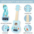 Kids Guitar for Girls, Wooden Musical Instruments Toys with Ukulele, Tambourine, Maracas, Harmonica, Mini Band Sets for