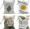 VBCVBGFH 4 Pack Boho Green Abstract Botanical Wet Bag Waterproof Washable Reusable Wet