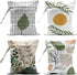 VBCVBGFH 4 Pack Boho Green Abstract Botanical Wet Bag Waterproof Washable Reusable Wet