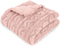 HOMRITAR Baby Blanket for Girls Toddlers, 3D Fleece Fluffy Fuzzy Blanket, Soft Warm Cozy, 30x40 inches, Pink