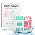 Momcozy Baby Teether Toys, Water Fillable Silicone Cold Teether, 2 Pcs Baby Teething Toys for 0-12 Months, Green and