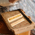 VOSAREA Wooden Pregnancy Test Keepsake Box for Announcement Decorative Storage for Memorable Moments for Preserving
