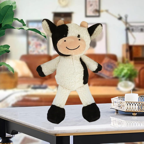 CHELEI2019 11.8" Cow Stuffed Animal Plush Soft Christmas Cow Plushies Toy for Kids,Girls