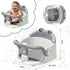 Wanchouse 6 Baby Bath Seat for Babies Months & Up, Non-Slip Toddler Bath Seat with Suction Cup, Safe and Comfortable