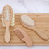 DFDG Set Set Custom Wooden Baby Brush Personalized Newborn Baby Gift Personalized Baby Brush and Comb Customize logo