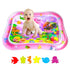 Extra Big Infant Toys, Baby Pink Water Play Mat, Tummy Time Toys, Fun Early Development Activity Play Center (39.5x31.5