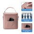 Pack 6 9 Breast Milk Cooler Bag with Ice Fits Baby Bottles Up to Ounce, Baby Bottle Bag with Shoulder Strap for Nursing