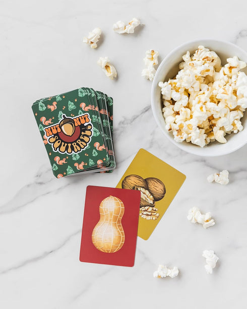 nut nut Squirrel! - A Quick Card Game for Kids & Families, Guard Your Nuts from Sketchy Squirrels, Multiple Award Winner