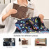 Kigai Portable Diaper Changing Pad for Baby Cow Print Waterproof Foldable Travel Changing Mat with Built-in Pillow