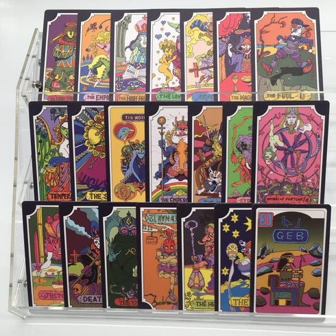 Adventure Anime Tarot Cards - 31 Pcs JoJo Anime Board Game for Divination
