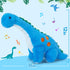 14" Houwsbaby Blue Musical LED Dinosaur Stuffed Animal Floppy Diplodocus Plush Toy Singing Light Up Adorable Long Neck