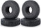 RCLIONS Rubber 1.0 Tires - Multi Terrain Pin Crawler Tyre 65x20mm for TRX4M SCX24 RC Crawler Car