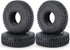 RCLIONS Rubber 1.0 Tires - Multi Terrain Pin Crawler Tyre 65x20mm for TRX4M SCX24 RC Crawler Car