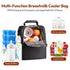 2 Pack, 6 NCVI Breastmilk Cooler Bag with Ice Breast Pump Bag with Cooler Fits Bottles, Double Layer Breast Milk Travel