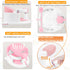 Gotof 6 Baby Bath Seat for Babies Months & up, Non-Slip Toddler Bath Seats for Babies Sitting Up,Safe Infant & Newborn