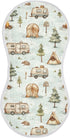 vvfelixl Baby Burp Cloths Cartoon Camping Caravan Baby Newborn Cotton Burping Cloths