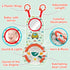 6-12 COVTOY Baby Car Seat Toys for Infants with Mirror, Steering Wheel, Music Lights, Driving Sounds - Months