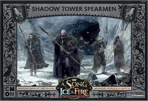 CMON A Song of Ice Fire Tabletop Miniatures Game Shadow Tower Spearmen Unit Box | Strategy Game for Teens Adults | Ages
