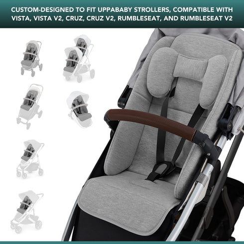 TRENDHUB V2, V3, V2, V2, 2 1 Infant Liner Seat Compatible with Uppababy Vista, Vista Vista Cruz Cruz, RumbleSeat