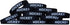 Novel Merk 12-Piece White Text Black Hockey Party Favor & School Carnival Prize Silicone Wristband Bracelet