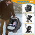 Cozy IvyWind Baby Car Seat Cover, Universal Winter Carseat Cover for Babies with Breathable Mesh Window, and Warm