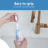 1-Pack Dr. Brown's Reusable Sponge Baby Bottle Cleaning Brush with Suction Cup Stand, Scrubber and Nipple Cleaner, Pink